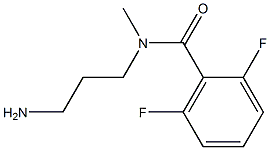 N-(3-aminopropyl)-2,6-difluoro-N-methylbenzamide Structure