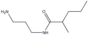N-(3-aminopropyl)-2-methylpentanamide 구조식 이미지
