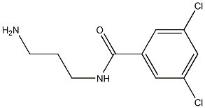 N-(3-aminopropyl)-3,5-dichlorobenzamide Structure