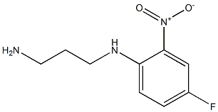 N-(3-aminopropyl)-4-fluoro-2-nitroaniline Structure