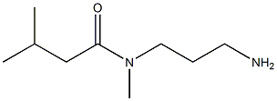 N-(3-aminopropyl)-N,3-dimethylbutanamide Structure