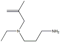 N-(3-aminopropyl)-N-ethyl-N-(2-methylprop-2-enyl)amine Structure