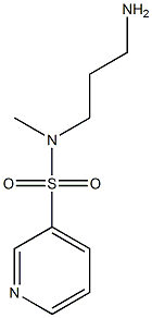 N-(3-aminopropyl)-N-methylpyridine-3-sulfonamide Structure