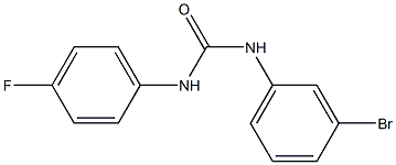 N-(3-bromophenyl)-N'-(4-fluorophenyl)urea Structure