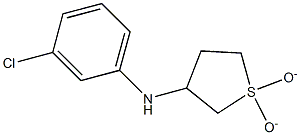 N-(3-chlorophenyl)-N-(1,1-dioxidotetrahydrothien-3-yl)amine 구조식 이미지