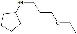 N-(3-ethoxypropyl)cyclopentanamine 구조식 이미지