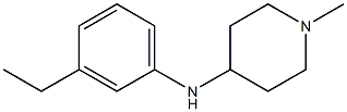 N-(3-ethylphenyl)-1-methylpiperidin-4-amine 구조식 이미지