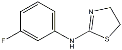 N-(3-fluorophenyl)-4,5-dihydro-1,3-thiazol-2-amine 구조식 이미지