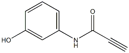 N-(3-hydroxyphenyl)prop-2-ynamide 구조식 이미지