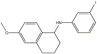 N-(3-iodophenyl)-6-methoxy-1,2,3,4-tetrahydronaphthalen-1-amine Structure