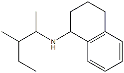 N-(3-methylpentan-2-yl)-1,2,3,4-tetrahydronaphthalen-1-amine 구조식 이미지