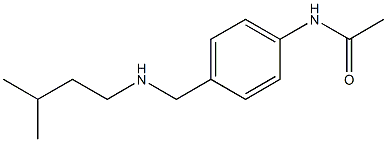 N-(4-{[(3-methylbutyl)amino]methyl}phenyl)acetamide Structure