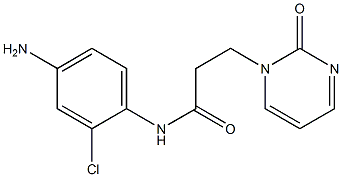 N-(4-amino-2-chlorophenyl)-3-(2-oxopyrimidin-1(2H)-yl)propanamide Structure