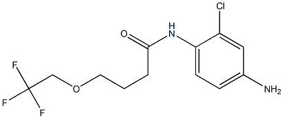 N-(4-amino-2-chlorophenyl)-4-(2,2,2-trifluoroethoxy)butanamide Structure