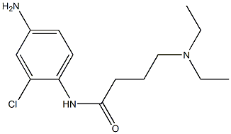 N-(4-amino-2-chlorophenyl)-4-(diethylamino)butanamide 구조식 이미지