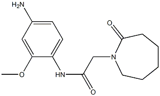 N-(4-amino-2-methoxyphenyl)-2-(2-oxoazepan-1-yl)acetamide 구조식 이미지