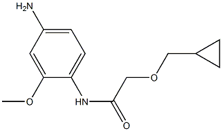 N-(4-amino-2-methoxyphenyl)-2-(cyclopropylmethoxy)acetamide Structure