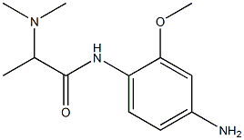 N-(4-amino-2-methoxyphenyl)-2-(dimethylamino)propanamide 구조식 이미지