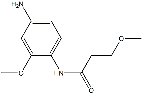 N-(4-amino-2-methoxyphenyl)-3-methoxypropanamide Structure