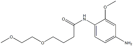 N-(4-amino-2-methoxyphenyl)-4-(2-methoxyethoxy)butanamide 구조식 이미지