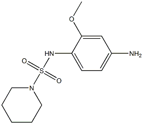 N-(4-amino-2-methoxyphenyl)piperidine-1-sulfonamide Structure