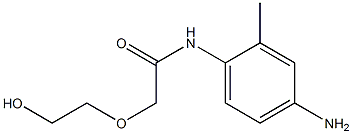 N-(4-amino-2-methylphenyl)-2-(2-hydroxyethoxy)acetamide Structure