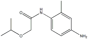 N-(4-amino-2-methylphenyl)-2-(propan-2-yloxy)acetamide 구조식 이미지