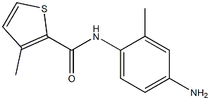 N-(4-amino-2-methylphenyl)-3-methylthiophene-2-carboxamide 구조식 이미지