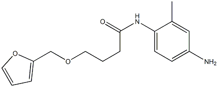 N-(4-amino-2-methylphenyl)-4-(2-furylmethoxy)butanamide Structure