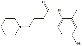 N-(4-amino-2-methylphenyl)-4-piperidin-1-ylbutanamide 구조식 이미지