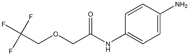 N-(4-aminophenyl)-2-(2,2,2-trifluoroethoxy)acetamide 구조식 이미지