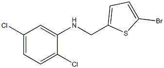 N-[(5-bromothiophen-2-yl)methyl]-2,5-dichloroaniline 구조식 이미지