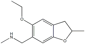 N-[(5-ethoxy-2-methyl-2,3-dihydro-1-benzofuran-6-yl)methyl]-N-methylamine 구조식 이미지