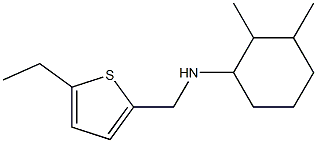 N-[(5-ethylthiophen-2-yl)methyl]-2,3-dimethylcyclohexan-1-amine 구조식 이미지