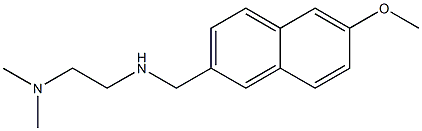 N'-[(6-methoxy-2-naphthyl)methyl]-N,N-dimethylethane-1,2-diamine Structure