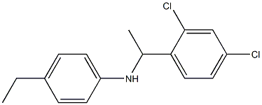 N-[1-(2,4-dichlorophenyl)ethyl]-4-ethylaniline 구조식 이미지