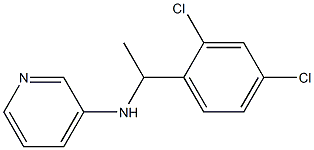 N-[1-(2,4-dichlorophenyl)ethyl]pyridin-3-amine 구조식 이미지