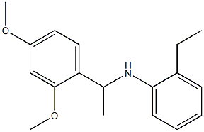 N-[1-(2,4-dimethoxyphenyl)ethyl]-2-ethylaniline 구조식 이미지