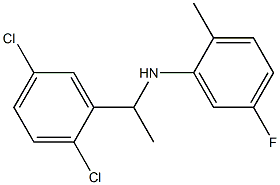 N-[1-(2,5-dichlorophenyl)ethyl]-5-fluoro-2-methylaniline Structure