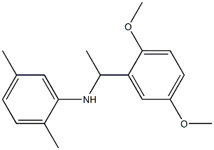 N-[1-(2,5-dimethoxyphenyl)ethyl]-2,5-dimethylaniline Structure