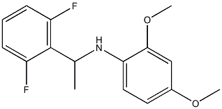 N-[1-(2,6-difluorophenyl)ethyl]-2,4-dimethoxyaniline 구조식 이미지