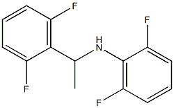 N-[1-(2,6-difluorophenyl)ethyl]-2,6-difluoroaniline Structure