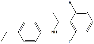 N-[1-(2,6-difluorophenyl)ethyl]-4-ethylaniline 구조식 이미지