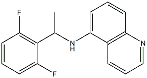 N-[1-(2,6-difluorophenyl)ethyl]quinolin-5-amine 구조식 이미지