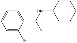 N-[1-(2-bromophenyl)ethyl]cyclohexanamine 구조식 이미지