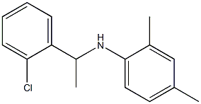 N-[1-(2-chlorophenyl)ethyl]-2,4-dimethylaniline 구조식 이미지