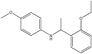 N-[1-(2-ethoxyphenyl)ethyl]-4-methoxyaniline 구조식 이미지