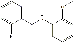 N-[1-(2-fluorophenyl)ethyl]-2-methoxyaniline Structure