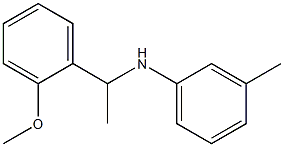 N-[1-(2-methoxyphenyl)ethyl]-3-methylaniline Structure