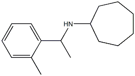 N-[1-(2-methylphenyl)ethyl]cycloheptanamine Structure